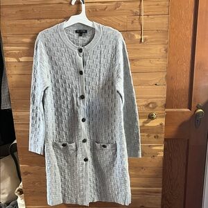 Banana Republic Light Gray Knit Sweater